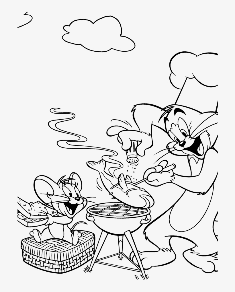 699 X 1000 2 - Tom & Jerry Cook, transparent png #8094313