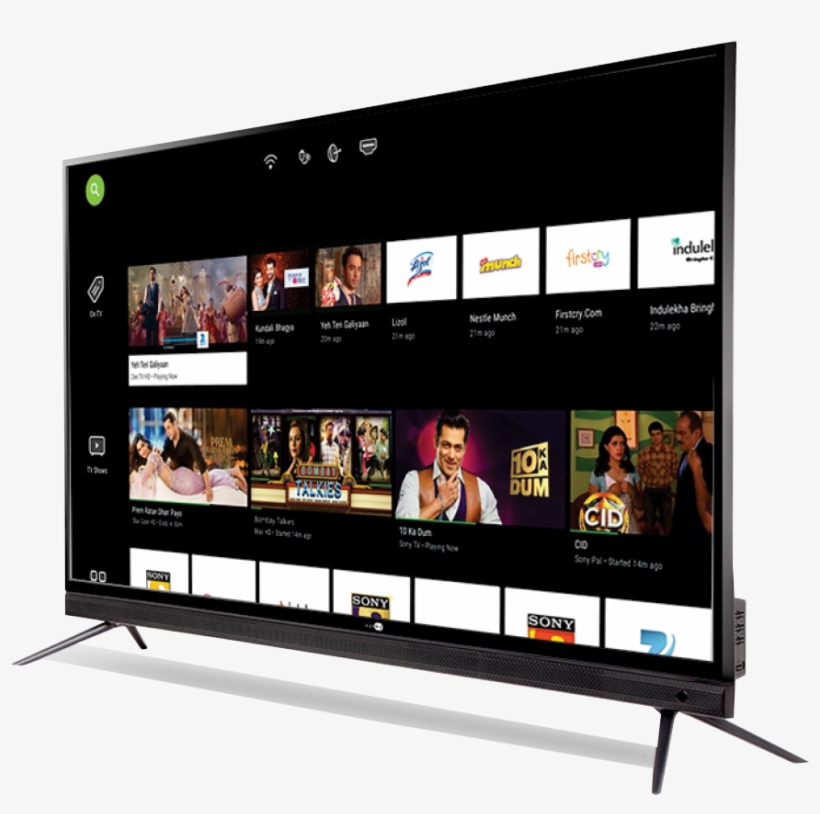To Use Your Voice To Command Your Tv Through Your Smart - Led-backlit Lcd Display, transparent png #8094582