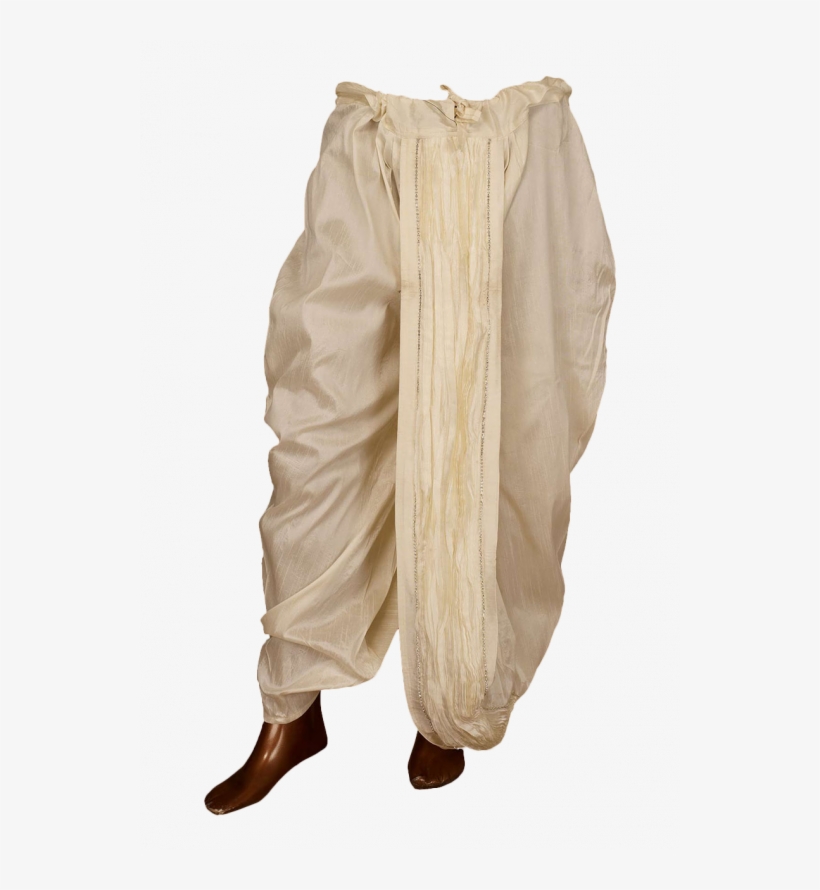 Buy Off White Dhoti For Special Occasions - Off White Dhoti, transparent png #8096095