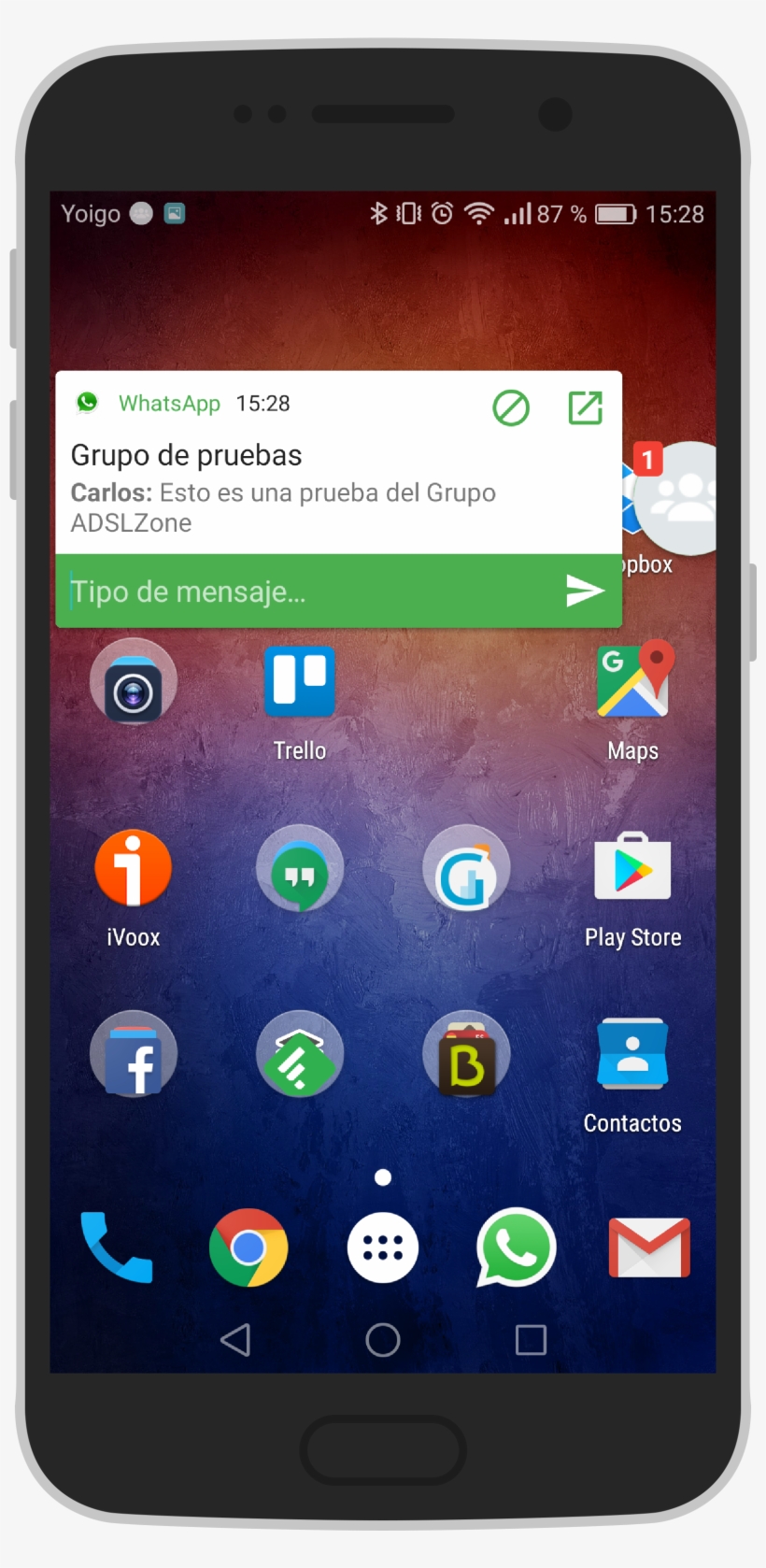 Pantalla Notifly - Smartphone, transparent png #8097042