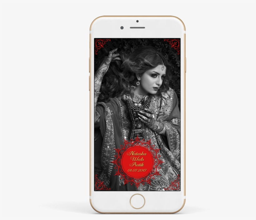 Indian Wedding Red & Gold Name Plate, transparent png #8097231