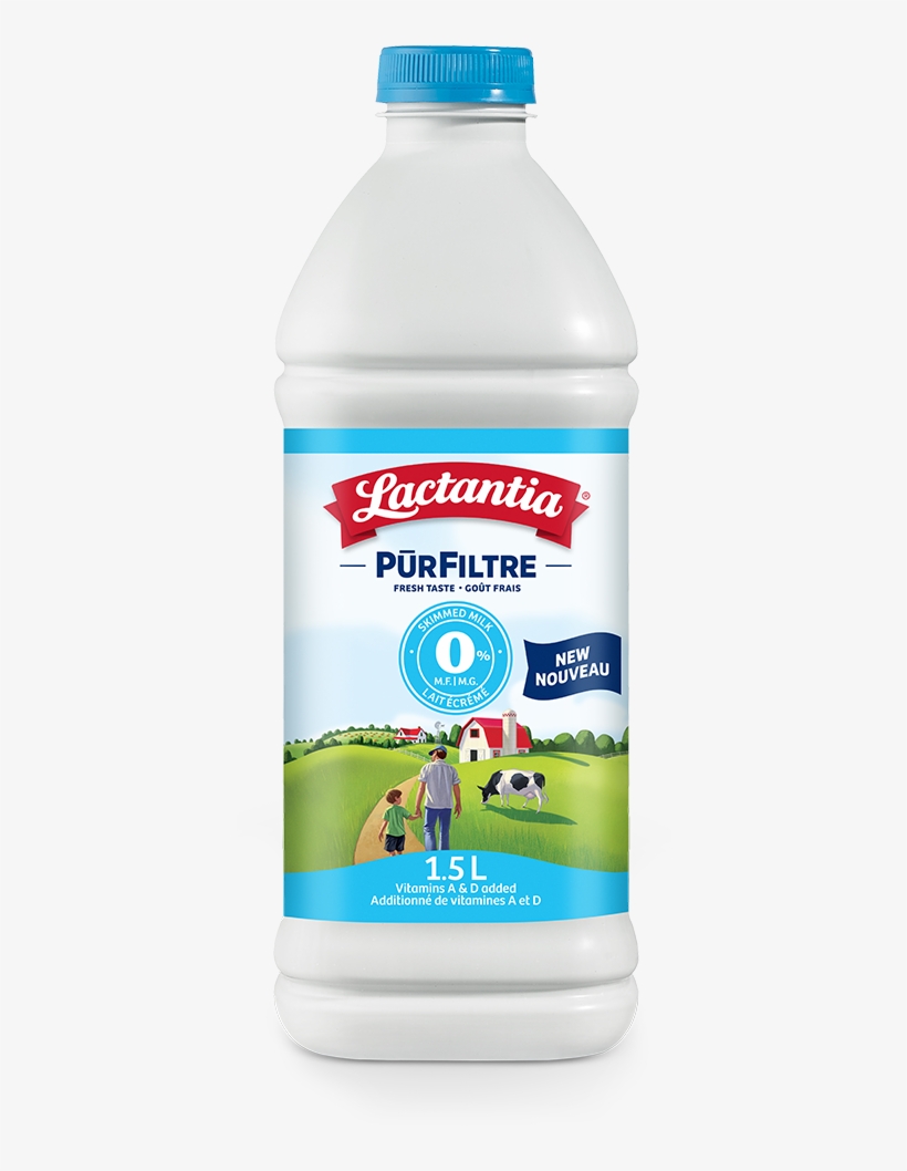 Lactantia Pūrfiltre Skim Milk - Lactantia Milk Bottle, transparent png #8098078