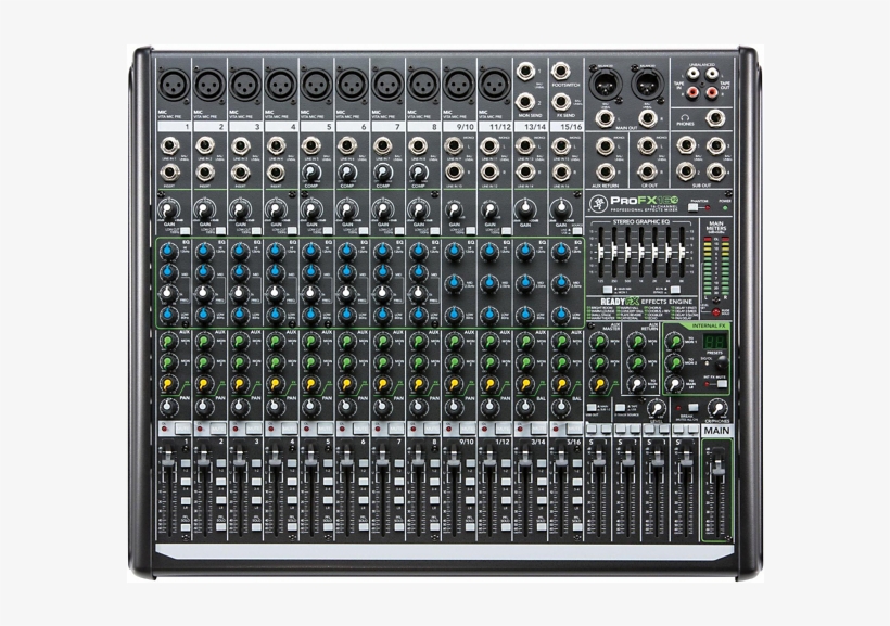 Mackie Pro Fx16 V2, transparent png #8098209