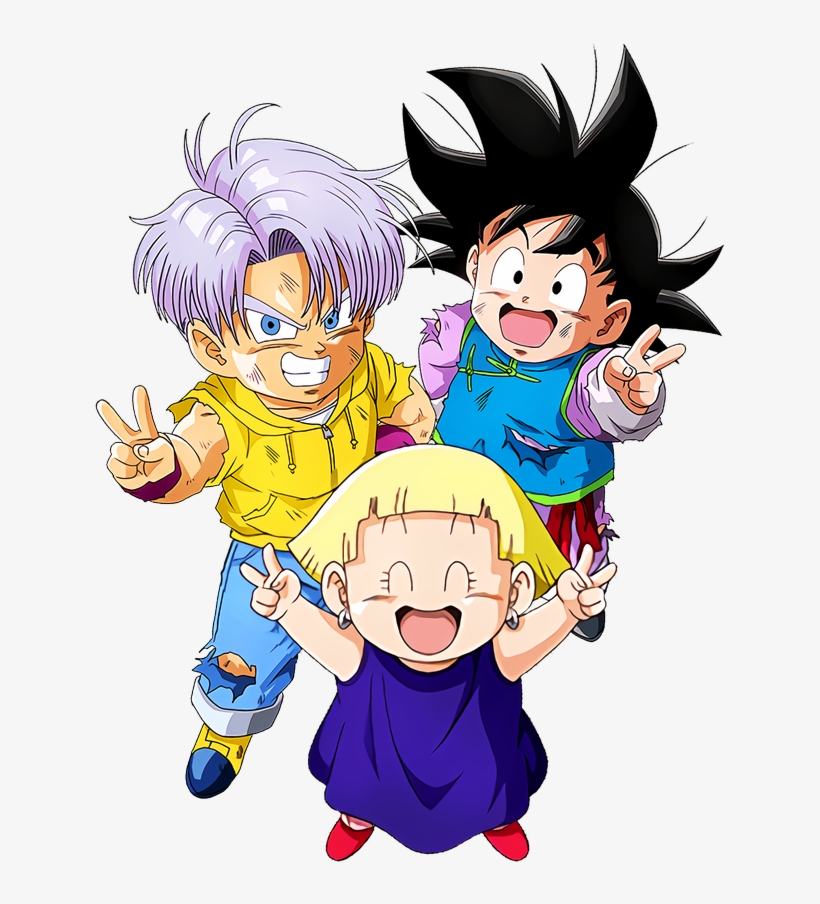 #dokkanbattle [mission Complete] Trunks & Goten & Marron - Goten Trunks And Marron Dokkan, transparent png #8099127