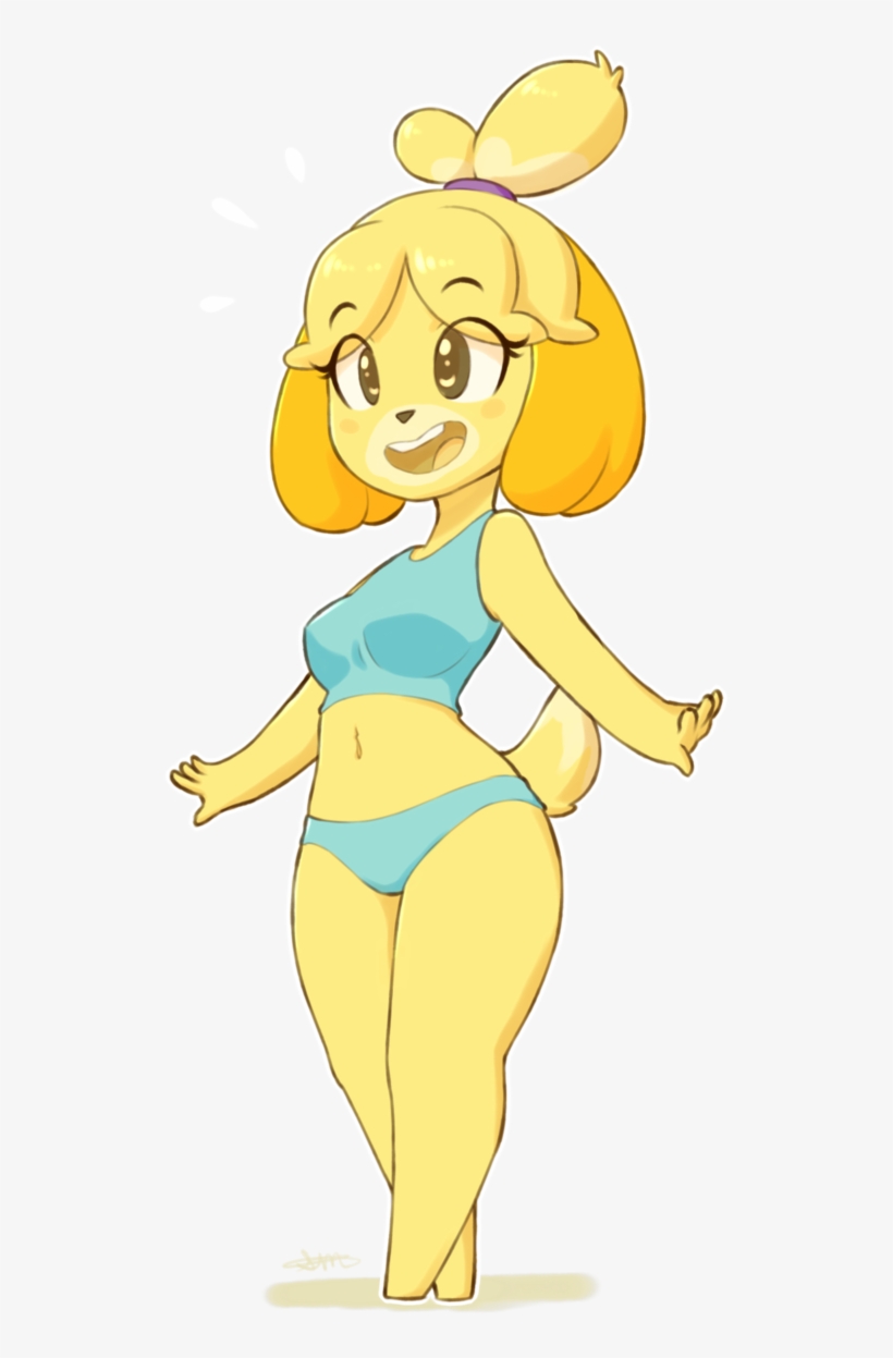 2 - Isabelle Animal Crossing Human, transparent png #8099277
