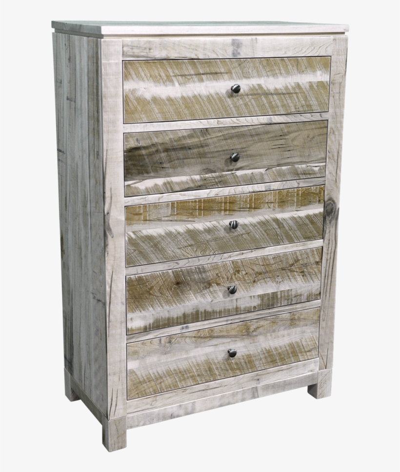 Rough Cut Metro 5 Drawer Hiboy - Chest Of Drawers, transparent png #8099540