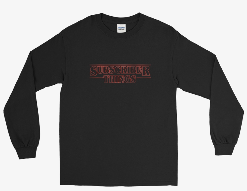 Subscriber Things - Long-sleeved T-shirt, transparent png #8099682