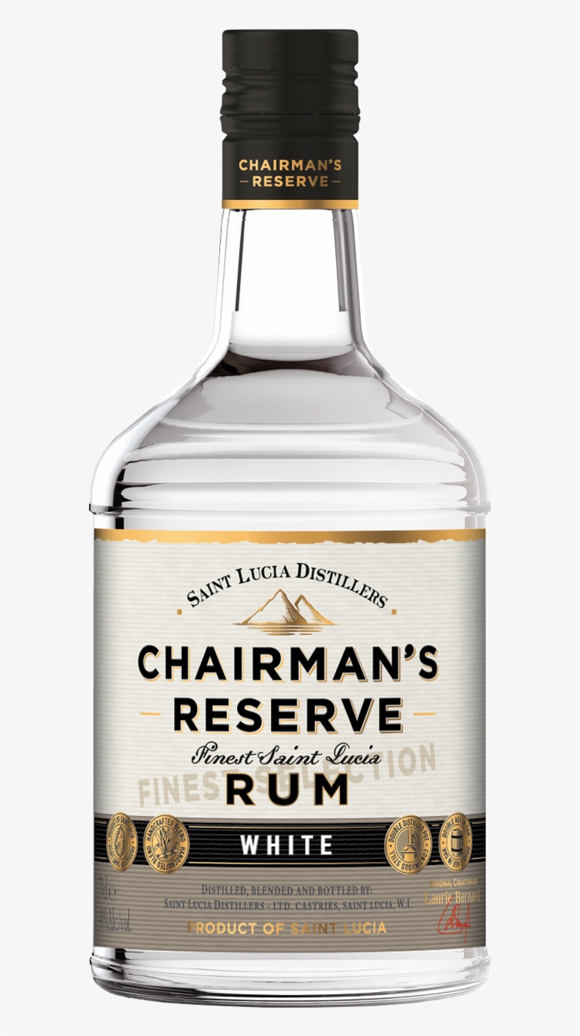 Chairmans Reserve White St Lucia Rum - Chairman's Reserve White Label White Rum, transparent png #810142