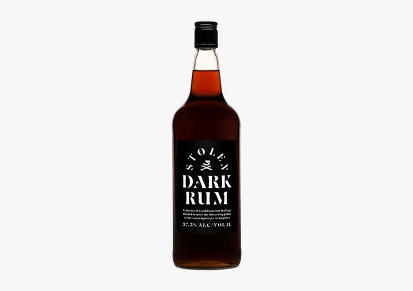 Picture Of Stolen Dark Rum 1 Litre - Stolen Dark Rum (1000ml), transparent png #810215