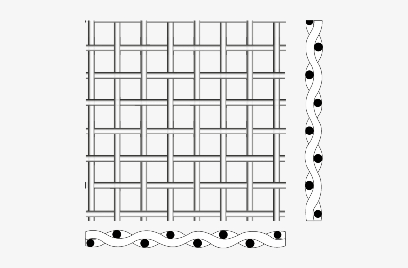 Rete Metallica In Acciaio Inox A Foro Quadro Tessuto - Mesh, transparent png #810285