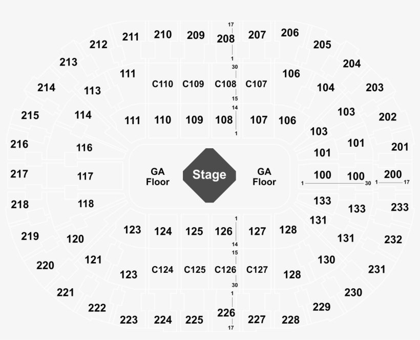 Legend - Ricoh Coliseum Seating Chart, transparent png #810308