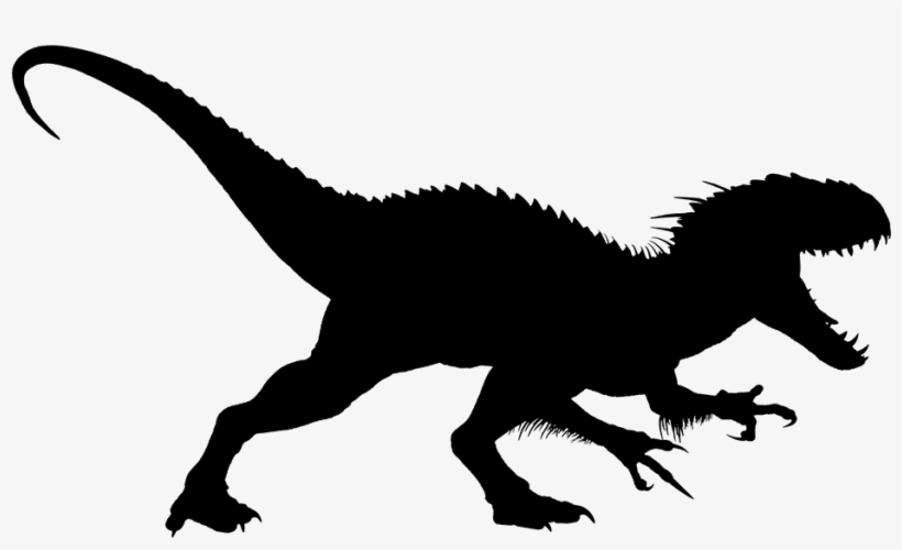 indominus rex black and white
