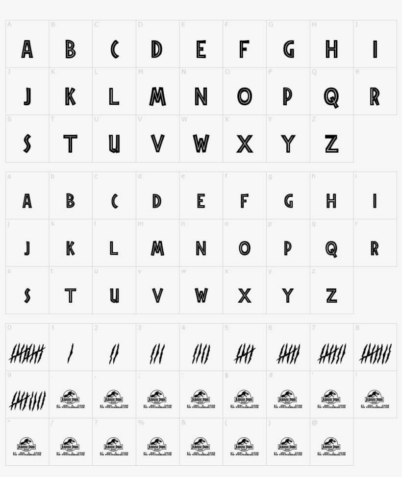 Jurassic Park Font - D Day Font, transparent png #810455