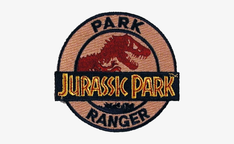 Mine Jurassic Park Png Transparent Frickin Love Jurassic - Jurassic Park Ranger Logo Embroidered Patch, transparent png #810497