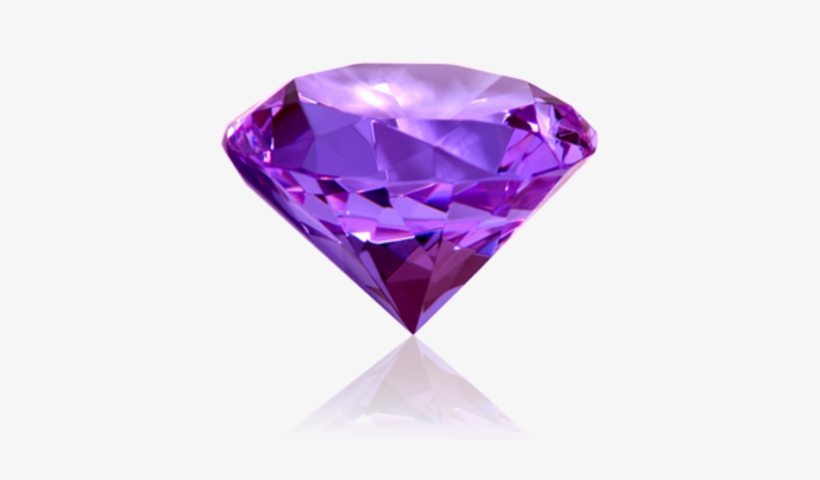 Purple Diamond - Pink Blue Purple Diamond, transparent png #810606