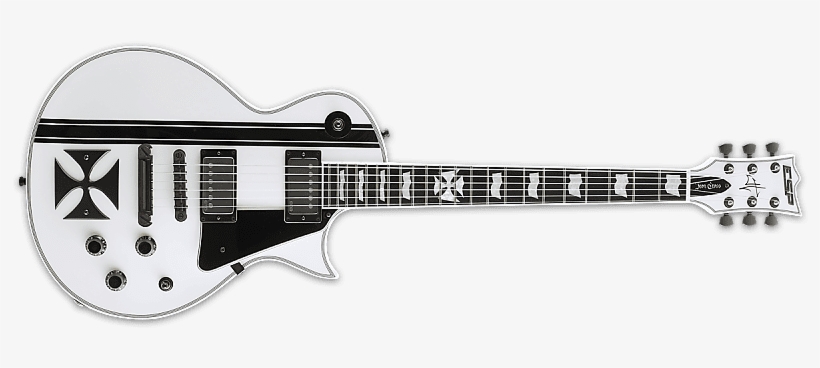 Esp James Hetfield Iron Cross Metallica Signature Electric - Ltd Signature James Hetfield Iron Cross, transparent png #810650