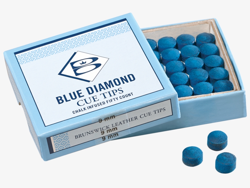 Blue Diamond - 10mm Blue Diamond Pool Cue Tip, transparent png #810978