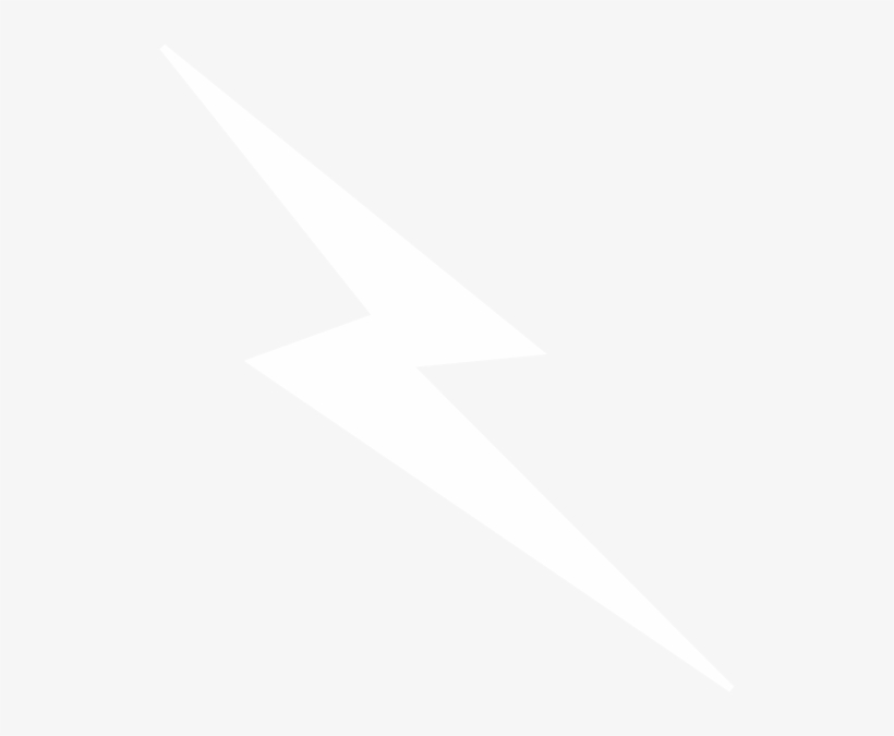 Lightening Clip Art At - Lightning Bolt White Png, transparent png #811002