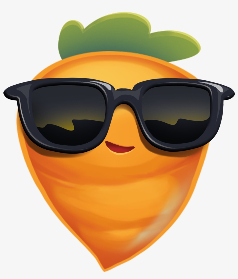 Carrot With Glasses - Carrot Sunglasses, transparent png #811246