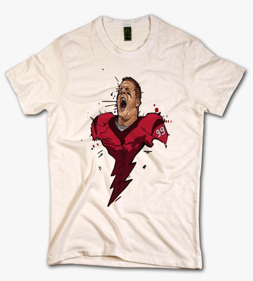 Watt Lightning Bolt Men's Crew Neck Tee Shirt - Matt Carpenter Score Ivory Xxl, transparent png #811270