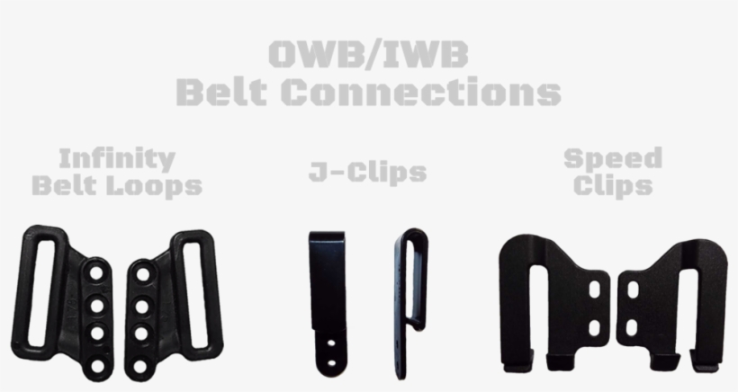 Owb/iwb W/mag-black And White Flag - Thin Blue Line, transparent png #811453