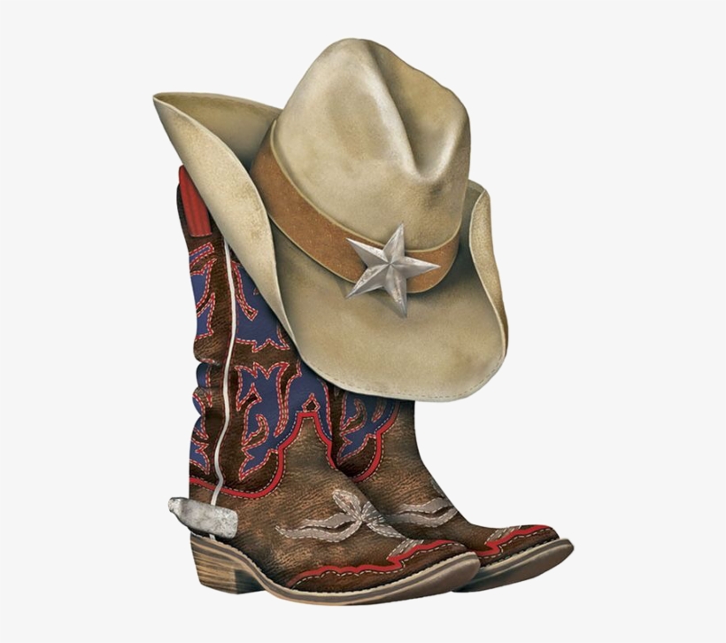 Cowboy Hat And Boots Png, transparent png #811508