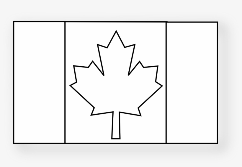 Canadian 2 Black White Pinterest Flag Drapeau Flagartist - Canadian Flag Line Art, transparent png #811586