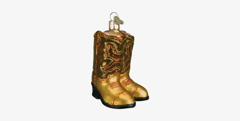 Pair Of Cowboy Boots Ornament - Cowboy Boots Christmas Ornament, transparent png #811609