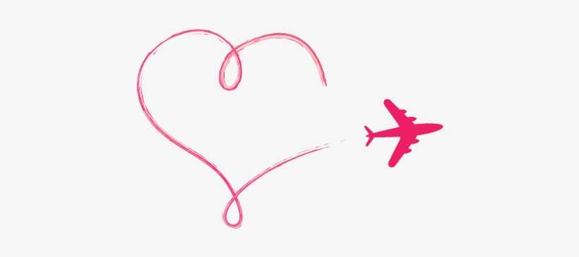 Coeur Et Avion, transparent png #811773