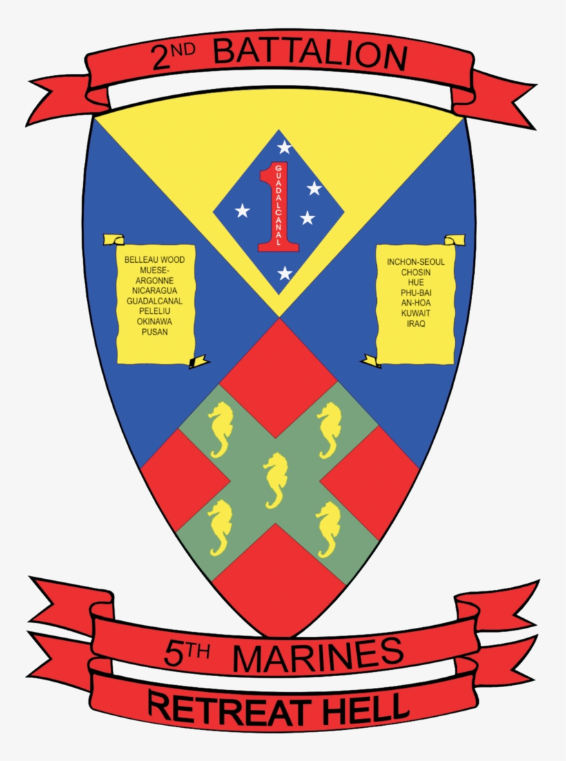 2 5 Battalion Insignia - 2nd Battalion 5th Marines, transparent png #811799