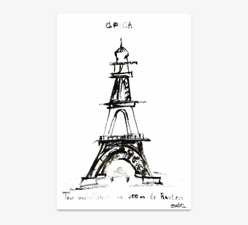 Poster Torre Eiffel Paris De Pollyanna Araujona - Eiffel Tower, transparent png #811972