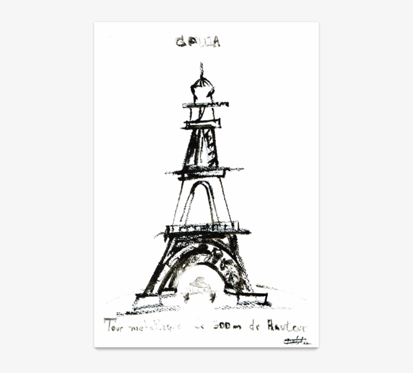 Poster Torre Eiffel Paris De Pollyanna Araujona Eiffel Tower Free Transparent Png Download Pngkey
