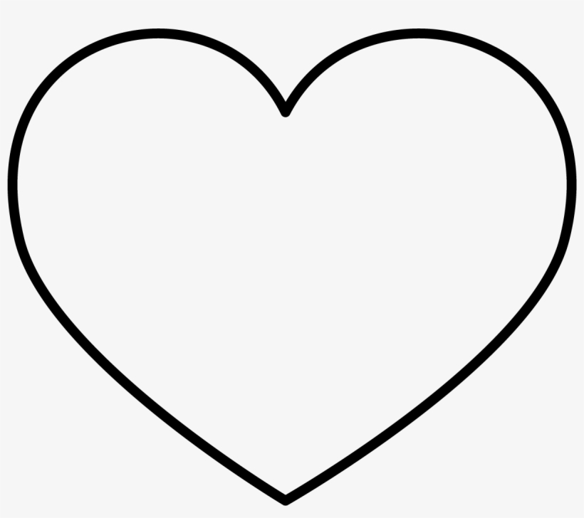 The - Heart Outline Icon Png, transparent png #812088