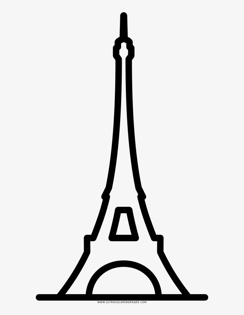 Torre-eiffel Página Para Colorear - Eiffel Tower, transparent png #812221