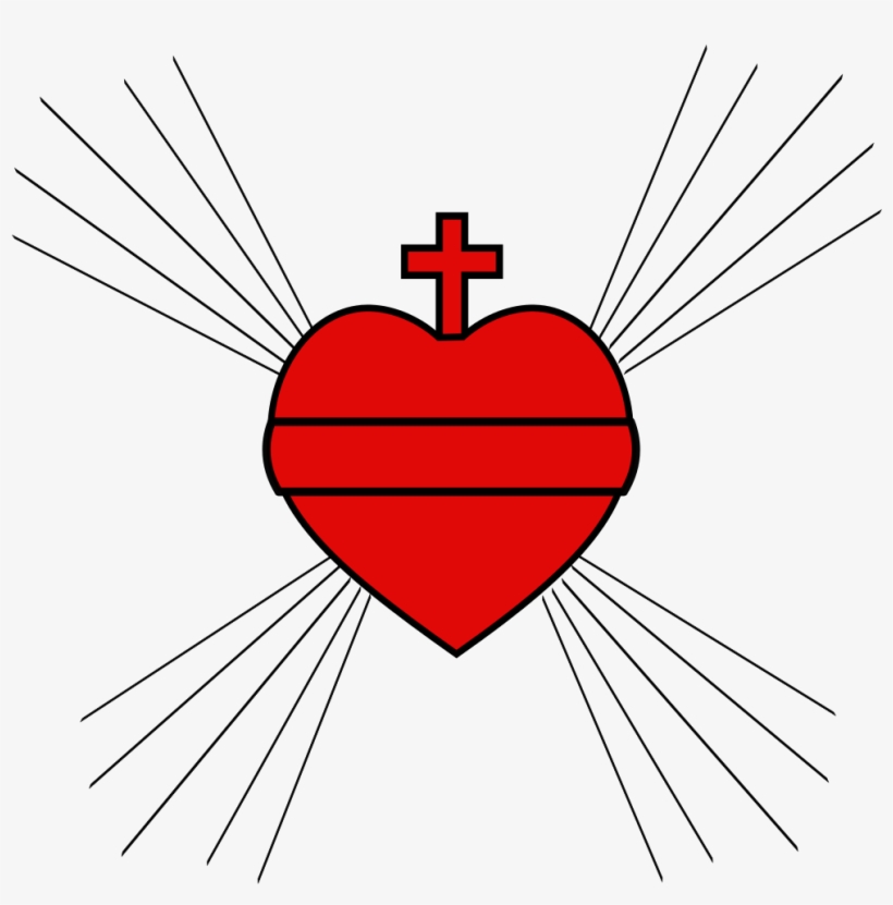 Sacre Coeur Rayonnant - Emblem, transparent png #812245