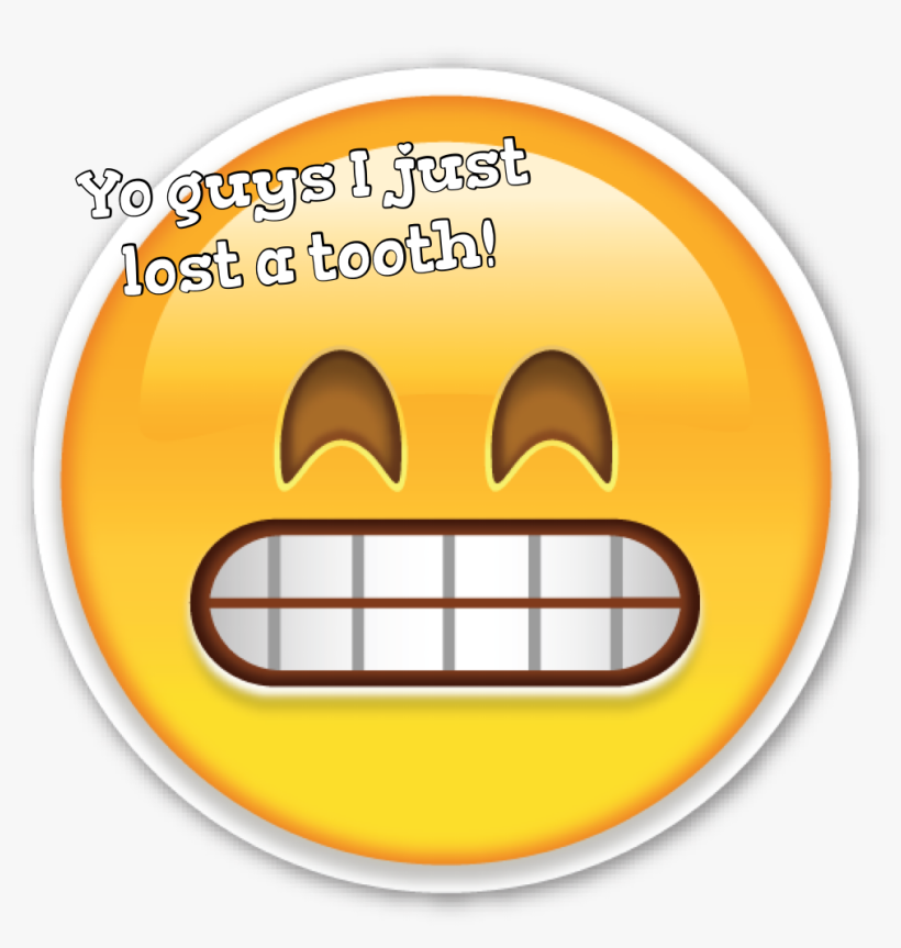 Emoji Transparent Image About Smile In Things By Loner - Grimacing Face Emoji Png, transparent png #812246
