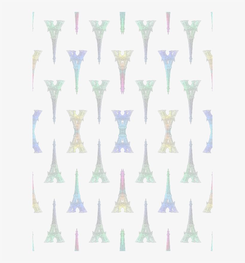 Paris Eiffel Tower Pastel Rainbow Giftwrap - Sail, transparent png #812293