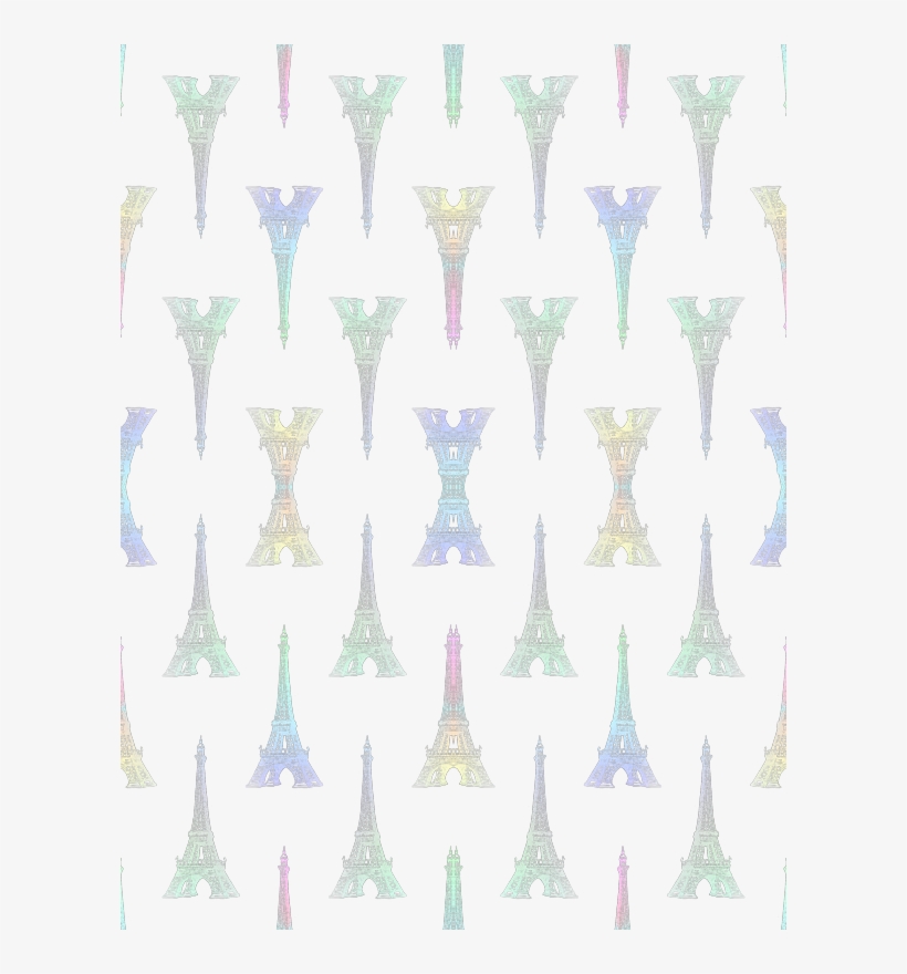 Paris Eiffel Tower Pastel Rainbow Giftwrap - Sail, transparent png #812293