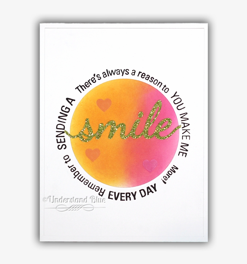 March My Monthly Hero Smile Card By Understand Blue - Poster, transparent png #812895