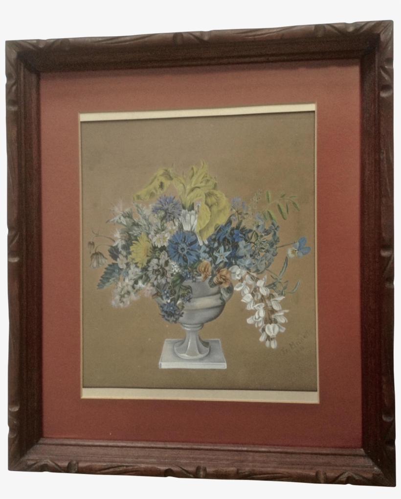 Frederike Meinert, Still Life Bouquet Of Wildflowers - Picture Frame, transparent png #813017