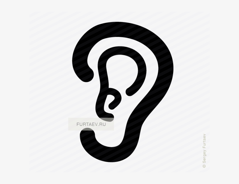 Ear Vector Icon - Small Ear Icon, transparent png #813423