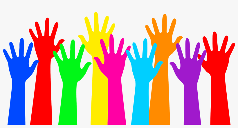 Helping Hands - Clipart Hands Up, transparent png #813833