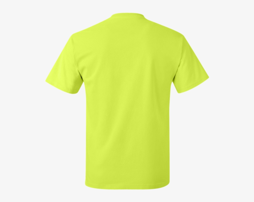 Gree Polo Shirt Free Png Transparent Background Images - Safety Green Shirts Back View, transparent png #814353