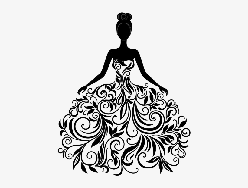 Download Clipart Free Wedding Veil Clipart - Quinceanera Silhouette ...