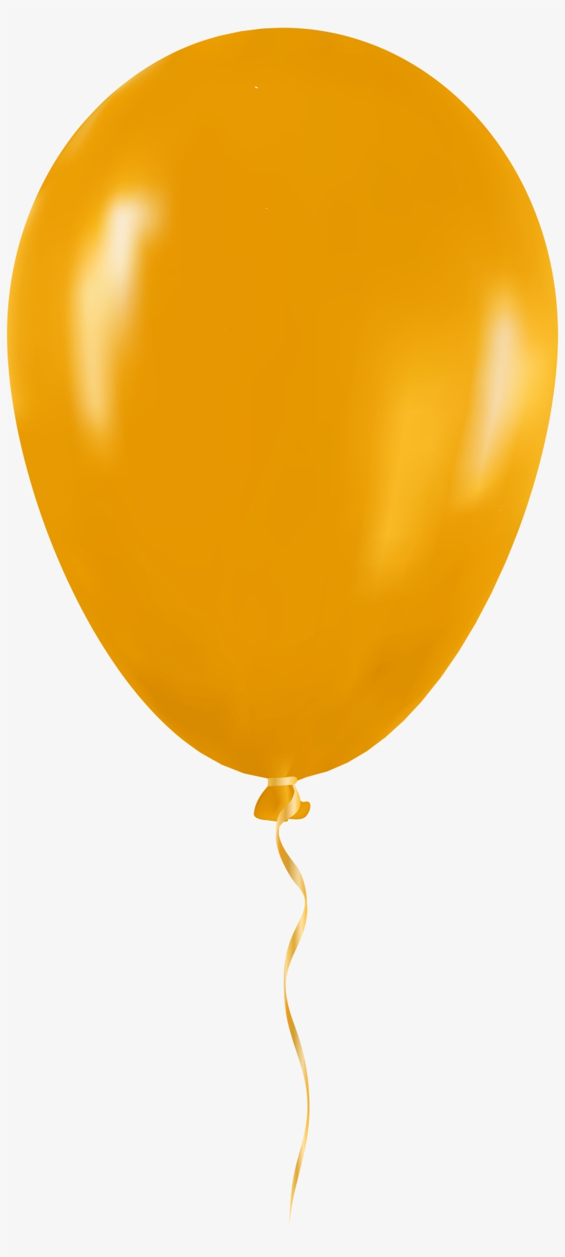 Yellow Balloons Png - Yellow Balloon Transparent Background, transparent png #814838
