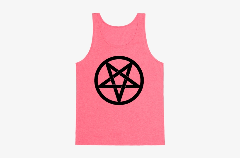 Pentagram Tank Top - Pentagram Red, transparent png #815191