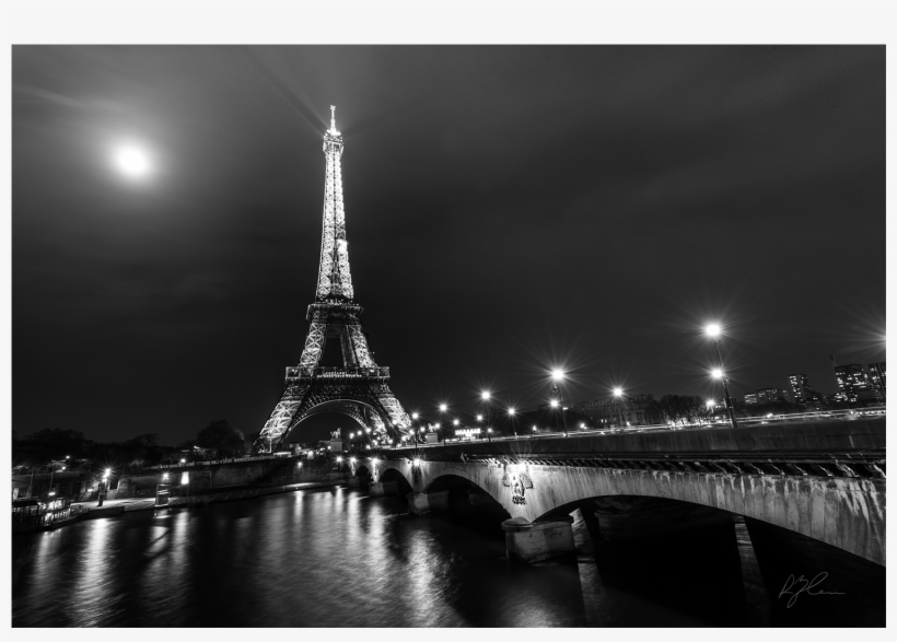 Eiffel Tower Night - Eiffel Tower, transparent png #815515