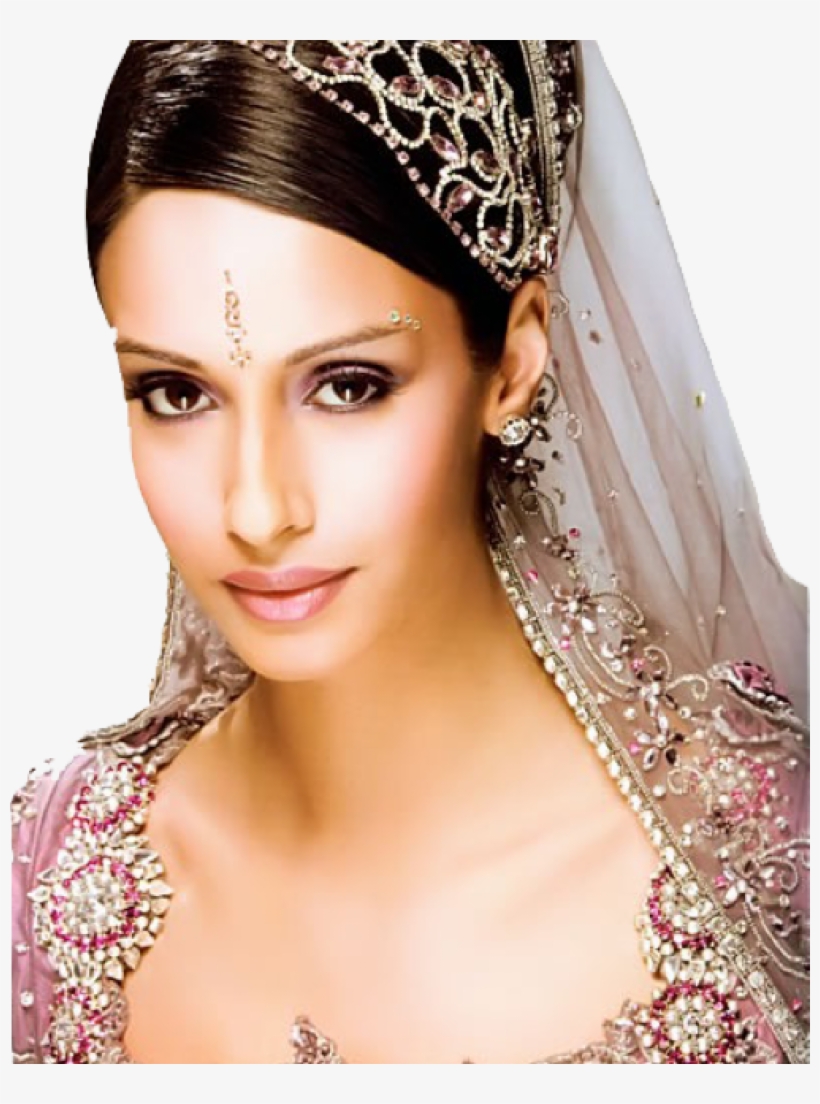 Indian Wedding Hairstyles With Veil - Indian Bridal Hairstyles With Veil, transparent png #815594