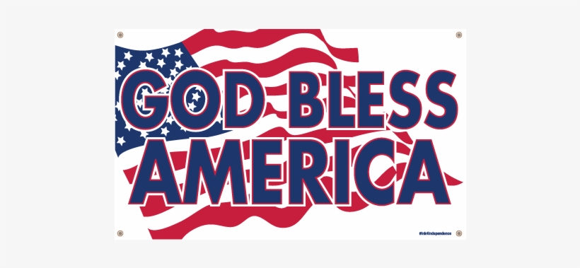 God Bless America Flag Banner - God Bless America Png, transparent png #815687