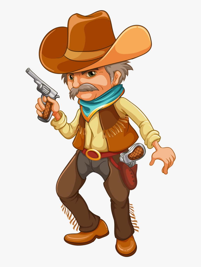 cowboy and cowgirl clip art